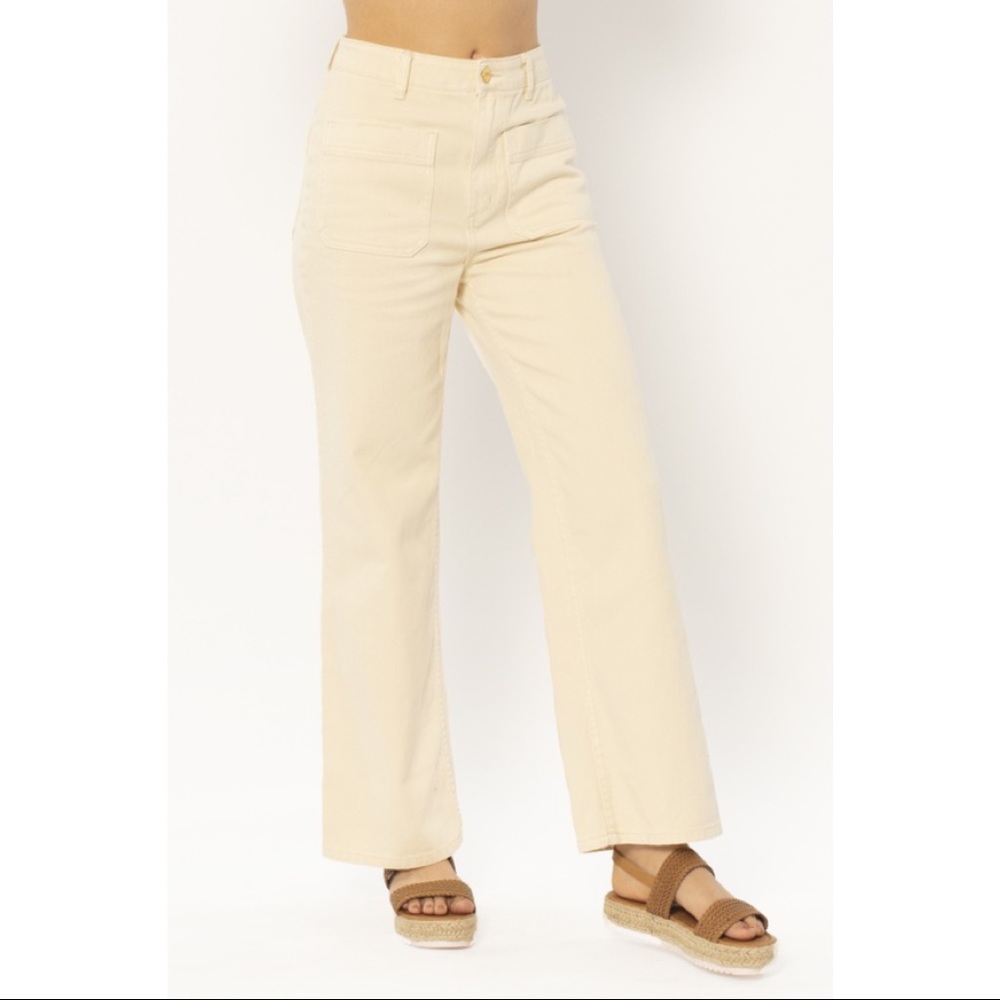 Amuse Society Brooke Woven Denim Pant